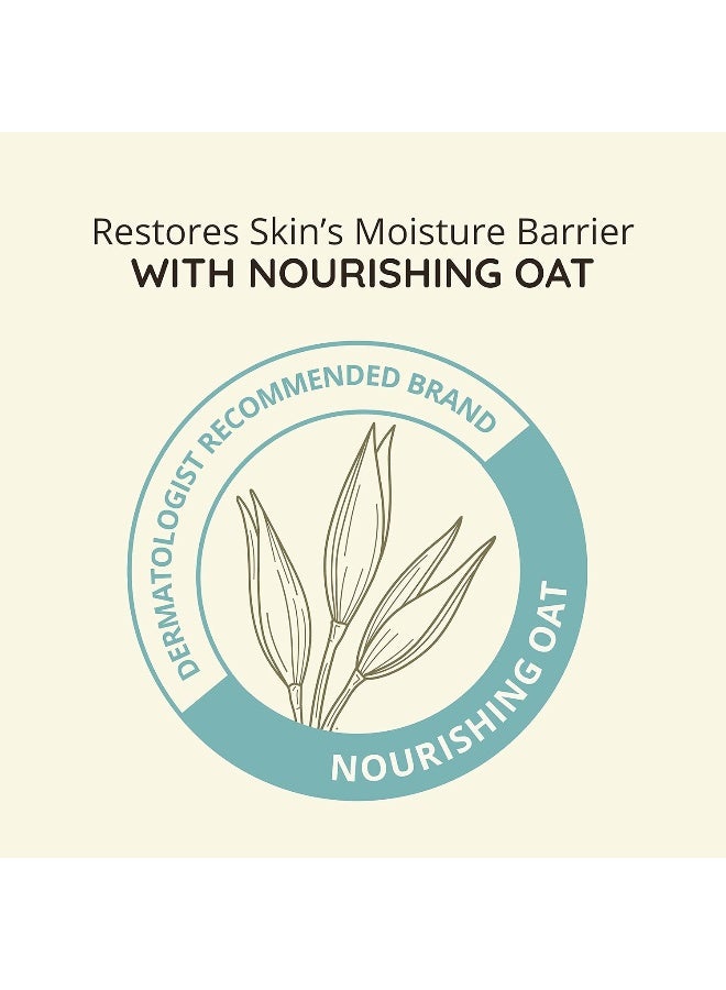 Aveeno Calm + Restore Nourishing PHA Exfoliator Daily for Sensitive Skin, Fragrance-Free & Non-Abrasive Oat Formula to Gently Exfoliate & Cleanse Skin, Hypoallergenic, 4 fl. oz - Image 5